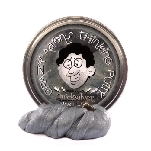 Quicksilver Thinking Putty – Metallic Silvery Stretchable Compound 1