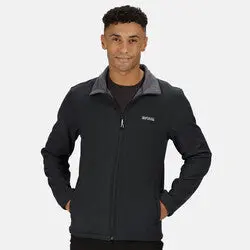 Regatta Men'S Cera V Softshell Jacket – Stylish Black Outerwear 1