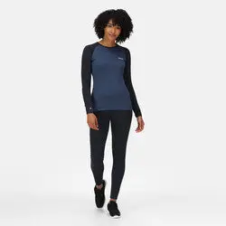Regatta Women'S Bampton Top – Dark Denim Navy Casual Shirt-Jacket 1