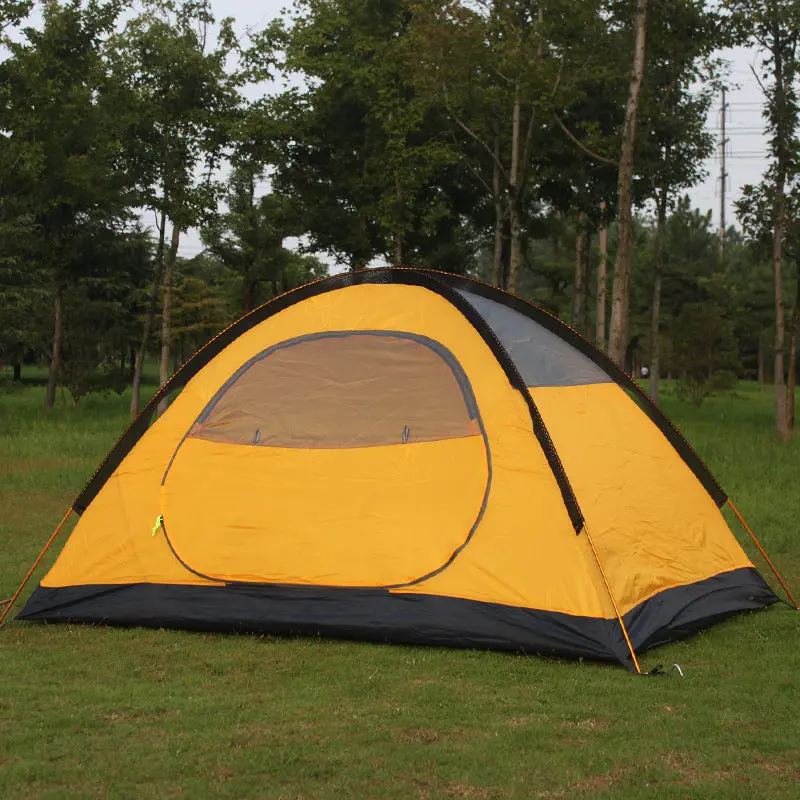Reinforced Double-Wall Camping Tent With Aluminum Frame For All-Season Durability 1
