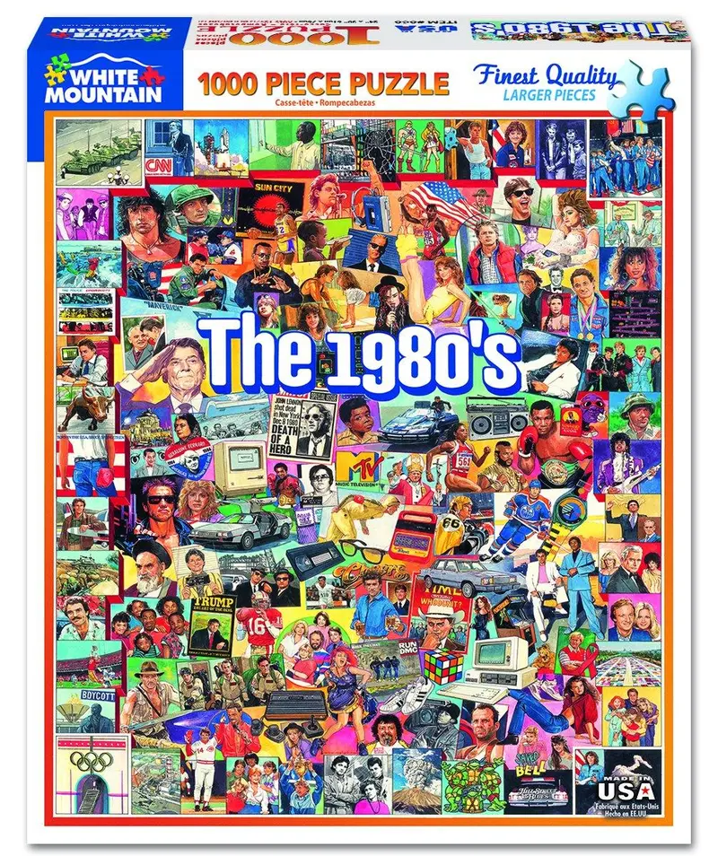 Retro 1980S Nostalgia 1000-Piece Puzzle 1