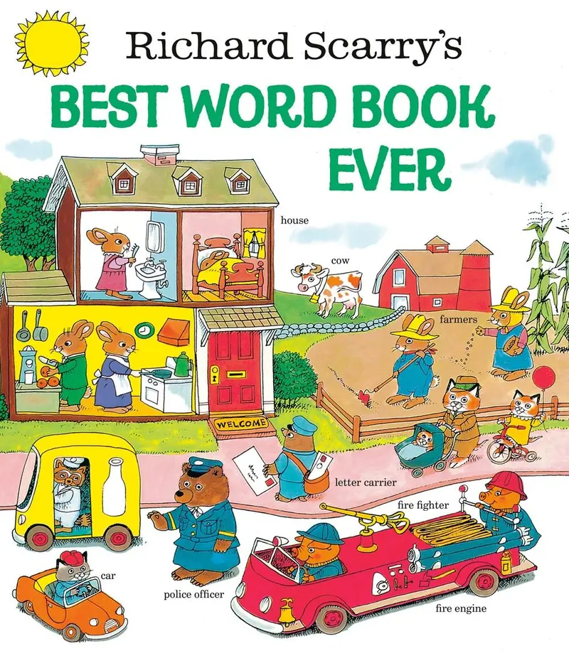 Richard Scarry'S Classic First Word Book For Children 1