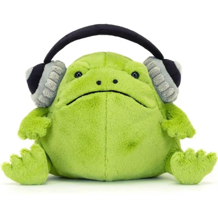 Ricky Rain Frog Wireless Headphones – Kid-Safe Audio With Fun Design 1