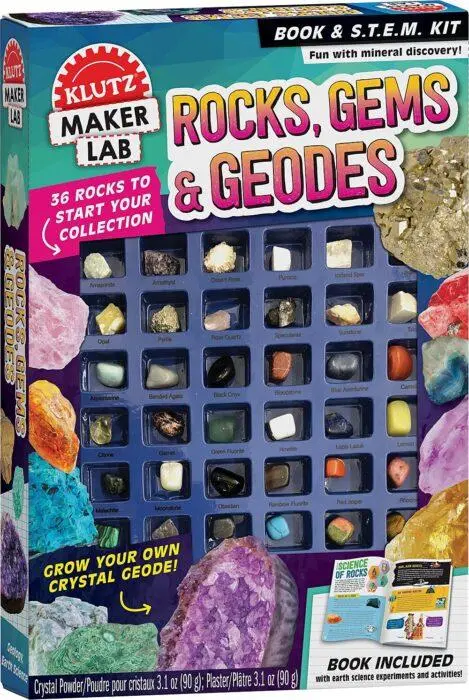 Rocks, Gems & Geodes Exploration Kit: Hands-On Earth Science Collection 1