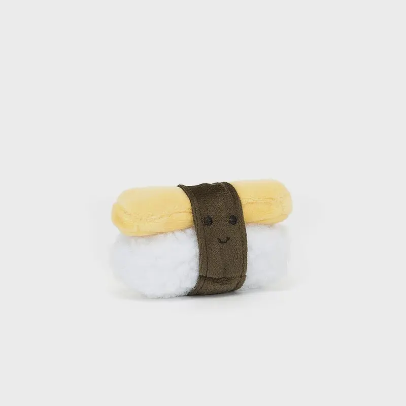 Sassy Sushi Egg Plush – Cute Japanese Food Character Toy 1
