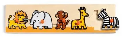Sava'N'Co Wooden Animal Puzzle Set 1
