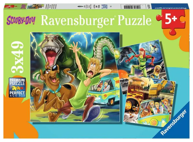 Scooby-Doo Fright Night Triple Puzzle – 3 × 49 Pieces 1