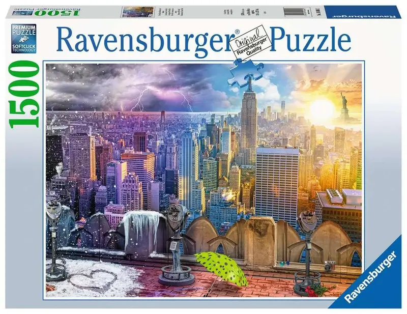 Seasons Of New York Jigsaw Puzzle – 1500 Pieces 1