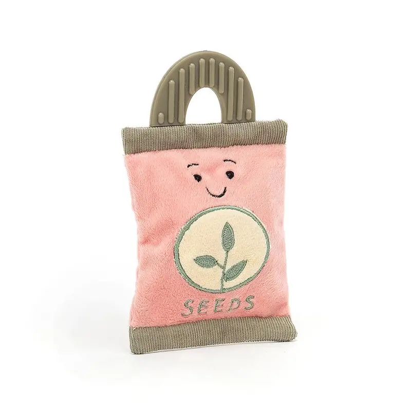 Seed Packet Rattle – Botanical-Inspired Baby Shaker 1