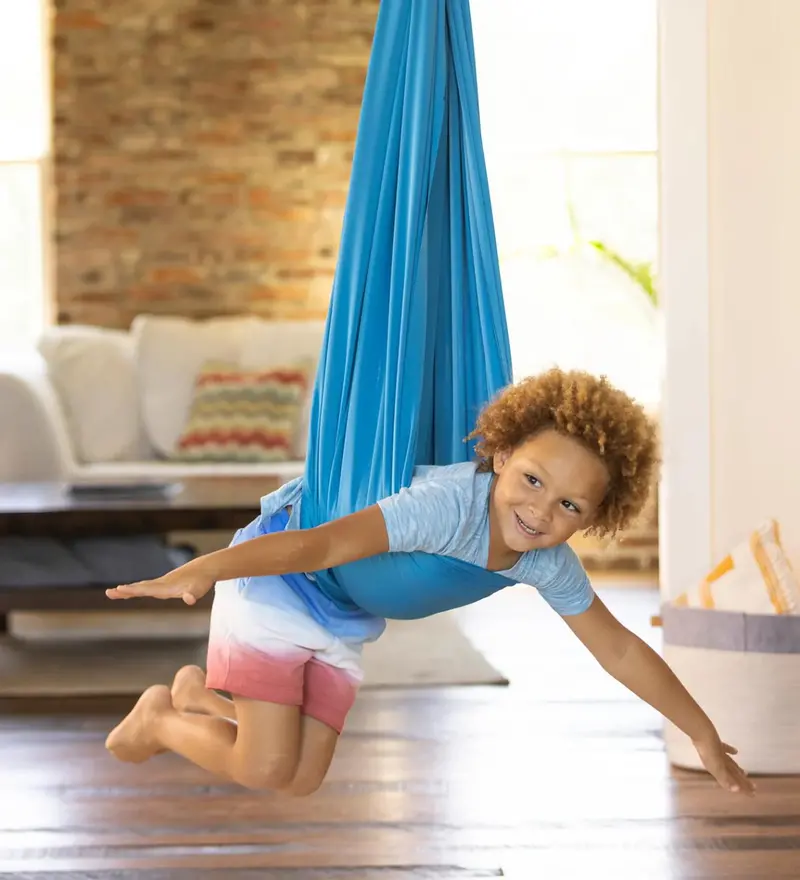 Sensory Yoga Swing For Calm, Focus, And Motor Development 1
