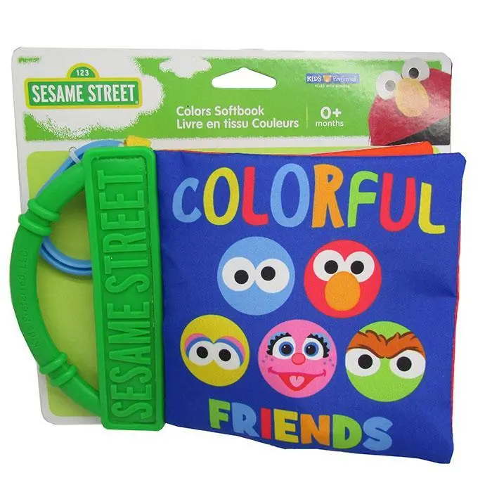 Sesame Colors Soft Book – Washable Fabric Book With Color Recognition 1