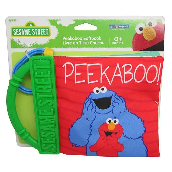 Sesame Street Peekaboo Soft Cloth Book 1