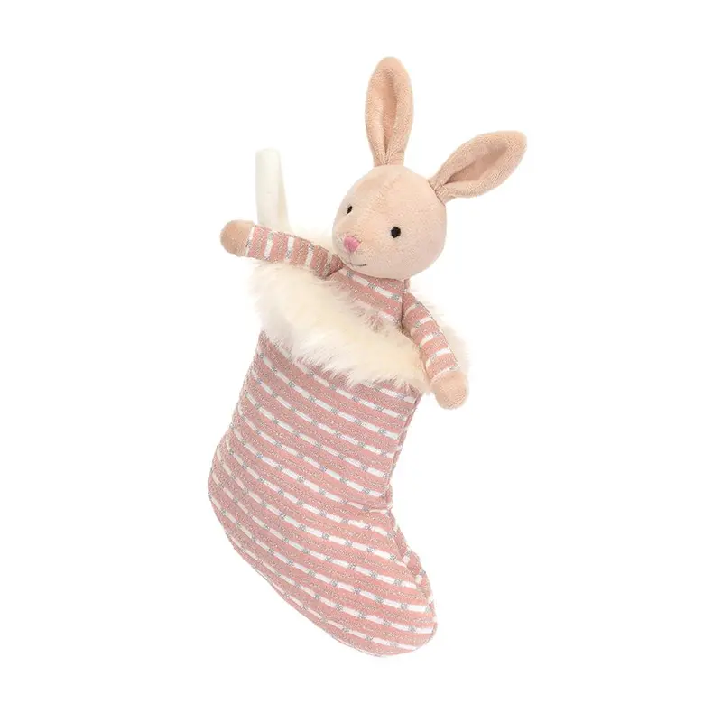 Shimmer Stocking Bunny Plush Toy 1