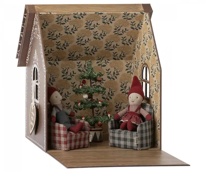 Small Gingerbread House Decorative Ornament 1