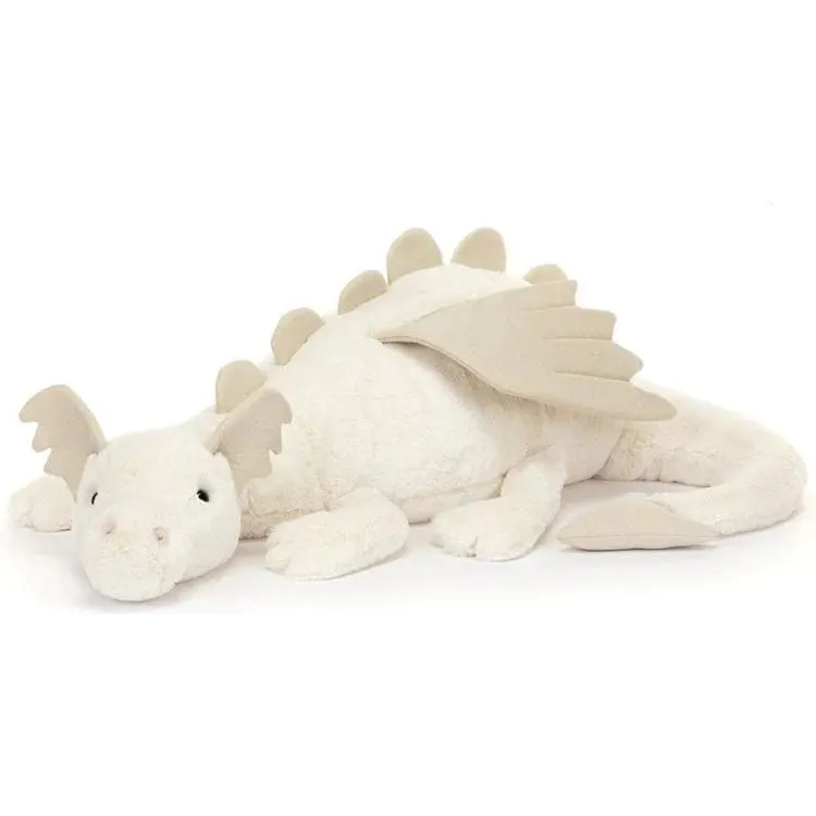 Snow Dragon – Oversized Fantasy Plush Toy 1