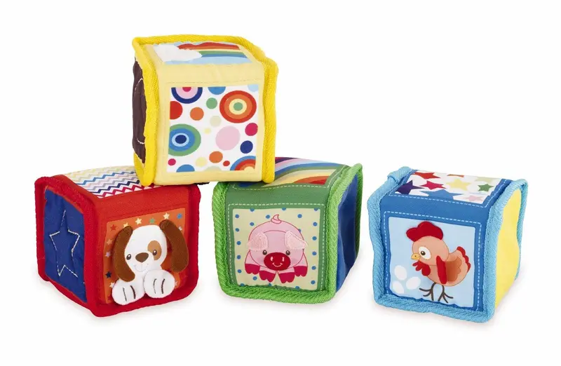 Soft Busy Blocks – Textured Sensory Building Toys For Toddlers 1
