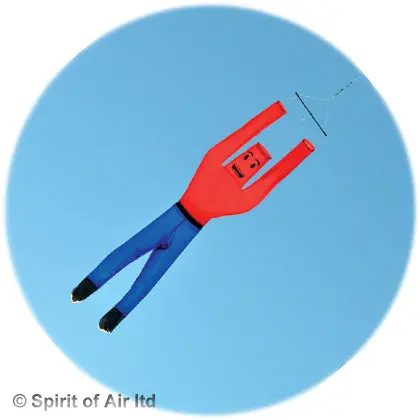 Spirit Of Air Cloud Dudes Red Windsock – Fun Weather Indicator For Campsites 1