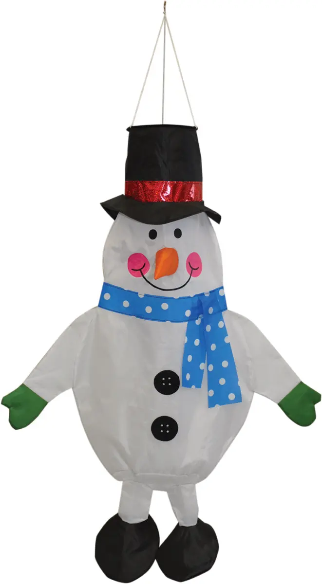 Spirit Of Air Decorative Snowman Windsock – Garden & Camp Accessory 1
