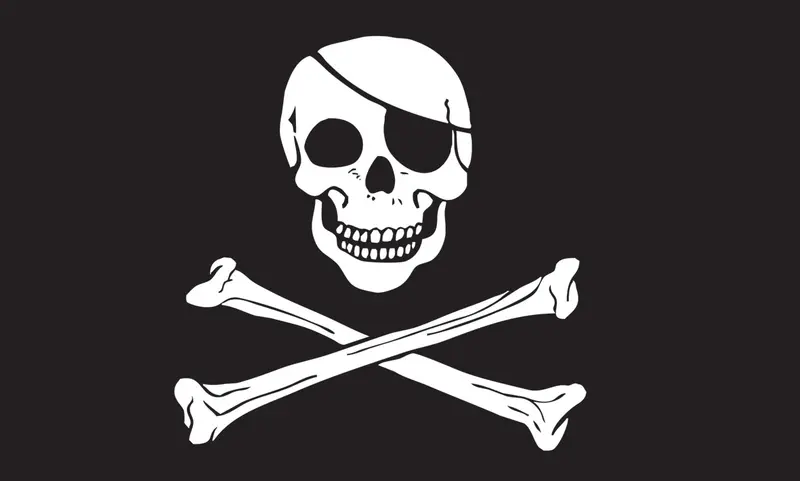 Spirit Of Air Pirate Skull & Crossbones Flag – 5Ft × 3Ft Outdoor Decorative Banner 1
