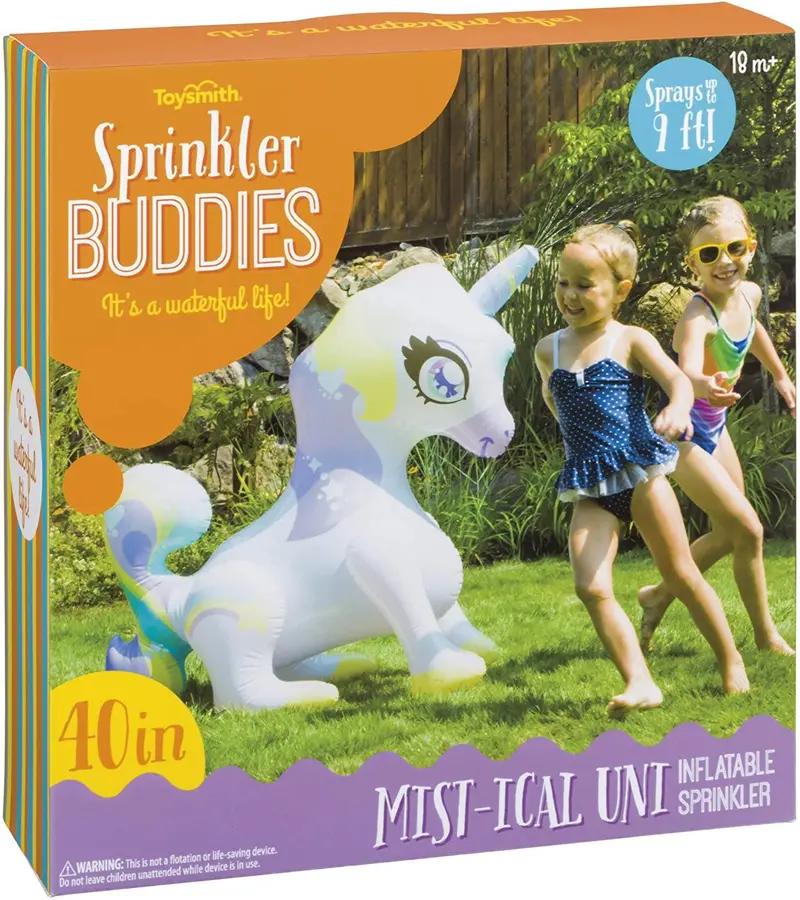 Sprinkler Buddy: Mystical Unicorn Outdoor Toy 1