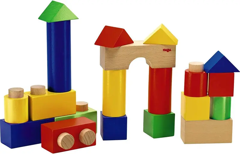 Stack & Play Wooden Building Blocks Set 1