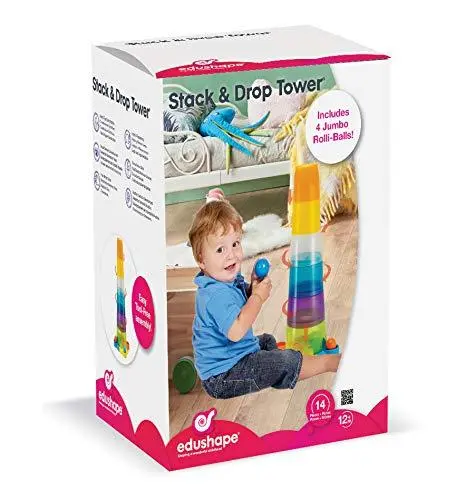 Stack & Roll Tower: Motor Skills Development Toy 1