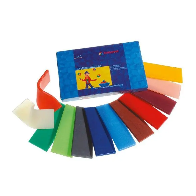 Stockmar Modeling Beeswax Assortment (12 Colors) 1