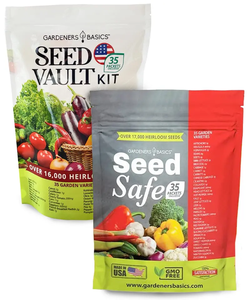 Survival Seed Vault – 70 Heirloom Vegetable And Herb Seeds For Resilient Gardening 1