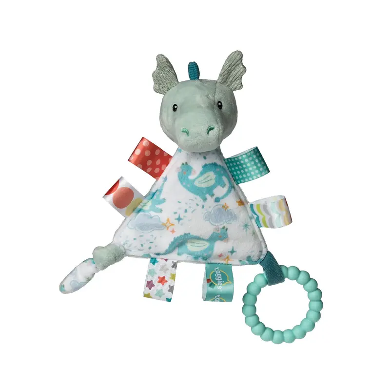 Taggies Drax Dragon Triangle – Textured Infant Activity Toy 1