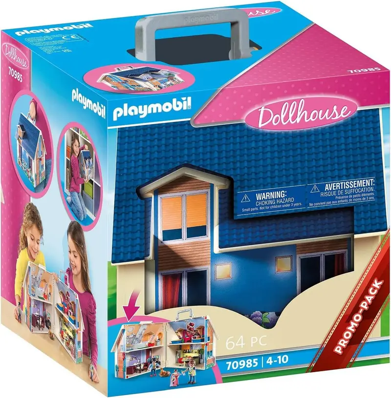 Take-Along Dollhouse Portable Toy Home 1