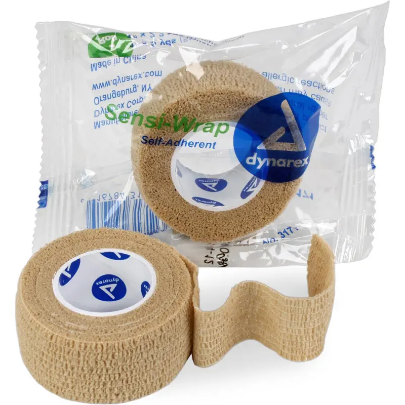 Tan Self-Adherent Sensi Wrap Bandage – 1-Inch By 5-Yard Roll 1