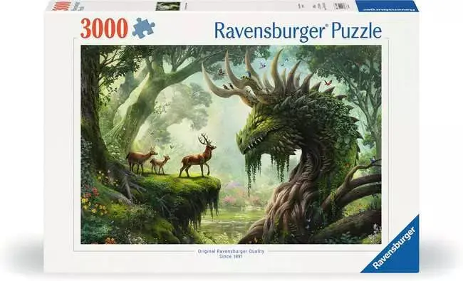 The Forest Dragon Awakes – 3000-Piece Fantasy Puzzle 1