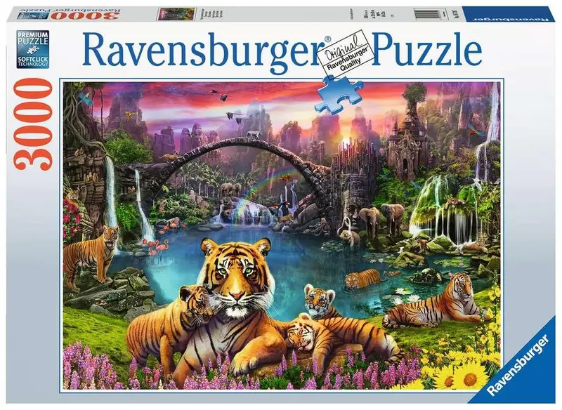 Tigers In Paradise 3000-Piece Puzzle 1