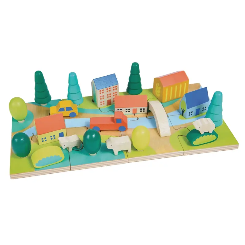 Tiny Town Wooden Jigsaw Puzzle 1