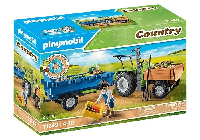 Tractor With Detachable Trailer Toy 1