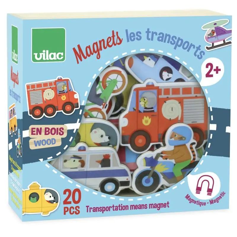 Transportation-Themed Magnetic Learning Set 1