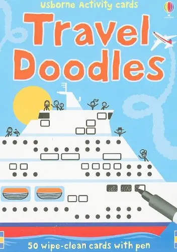 Travel Doodles Activity Cards By Usborne: Creative On-The-Go Fun 1