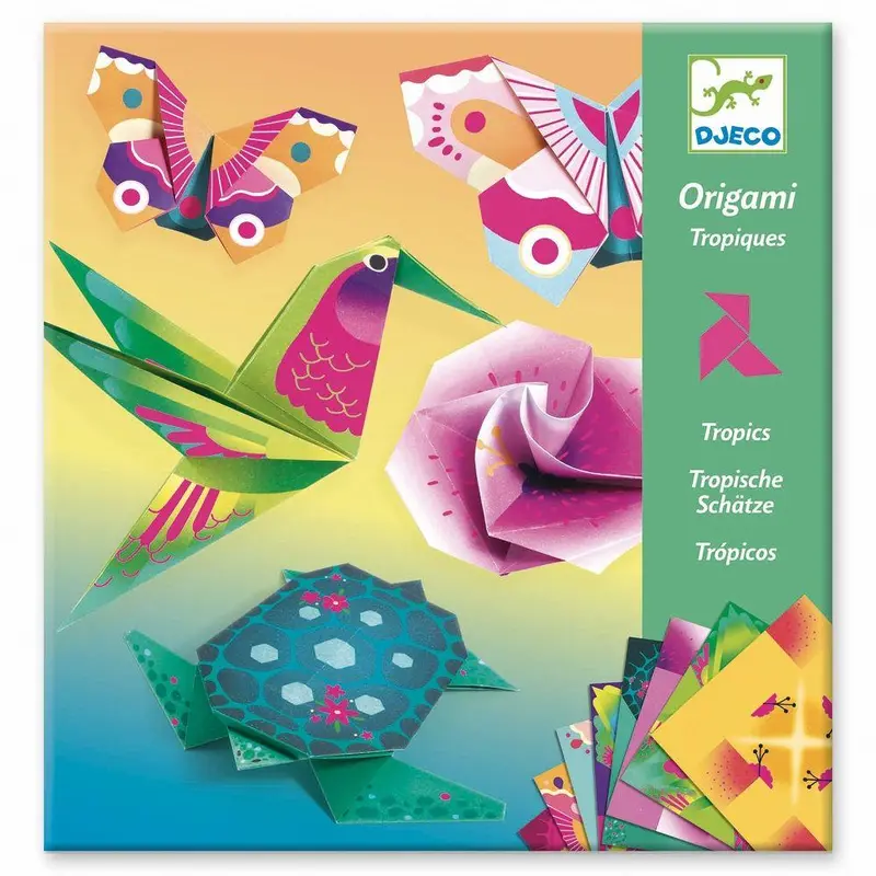 Tropical Origami Animals Craft Book 1