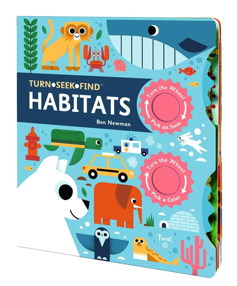 Turn, Seek & Find: Animal Habitats Interactive Book 1