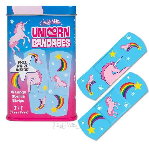 Unicorn Design Adhesive Bandage Assortment 1