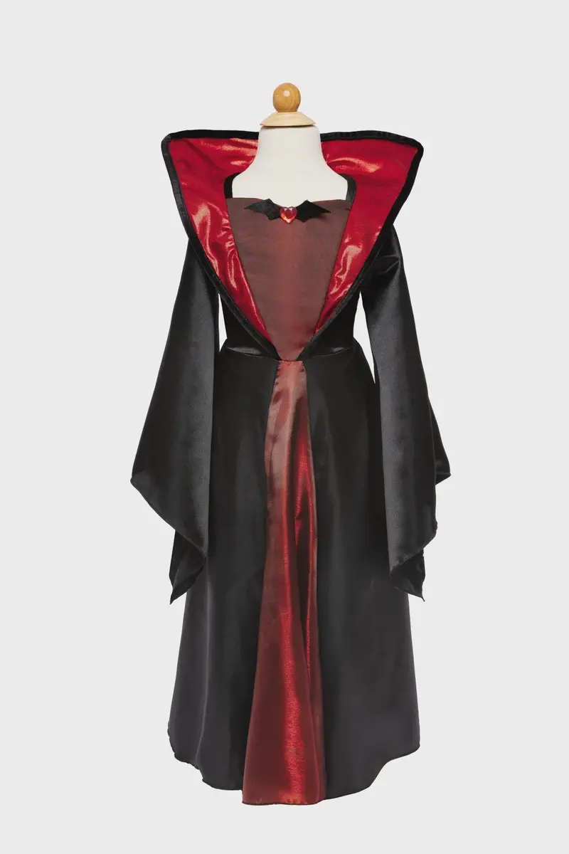 Vampire Dress – Elegant Gothic Costume For Kids, Size 5–6 1