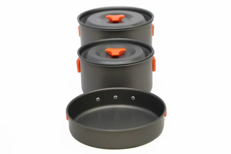 Vango 4-Person Hard-Anodized Camping Cookware Set 1