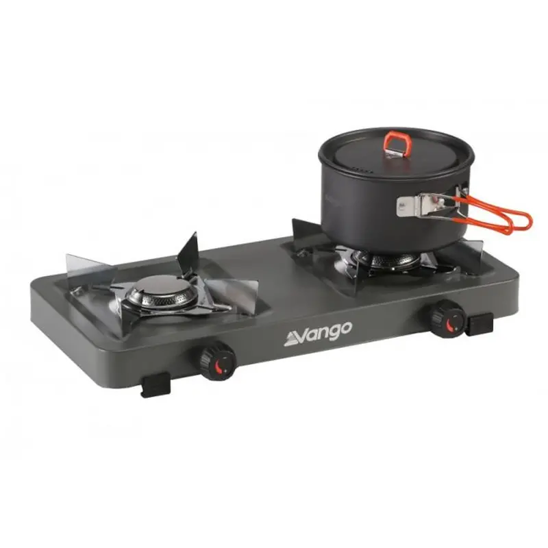 Vango Blaze Double Burner Portable Gas Cooker 1