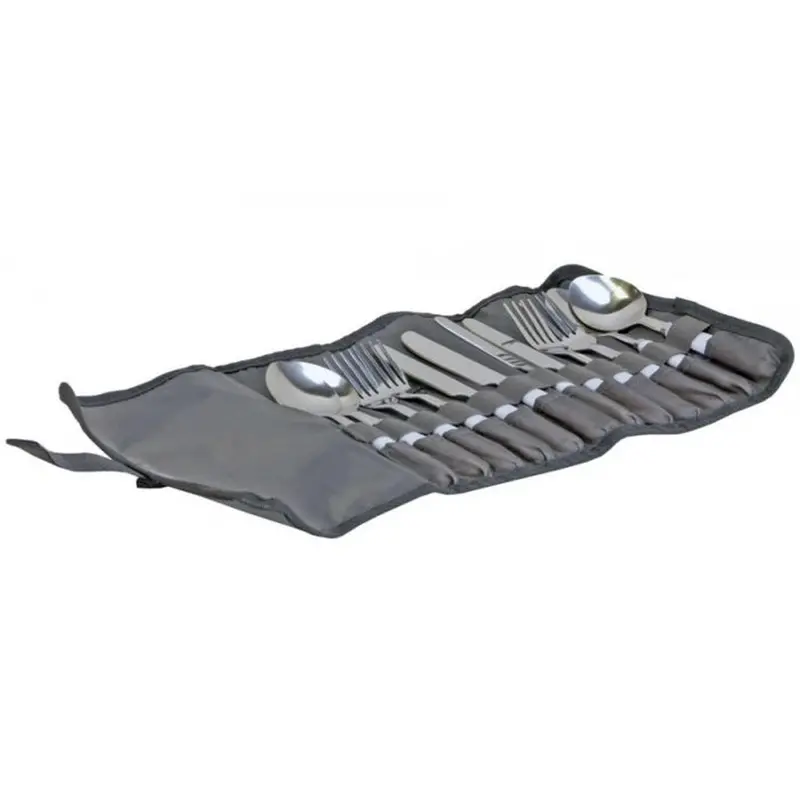 Vango Family Cutlery Set – Stainless Steel 6-Piece Camping Utensil Kit 1