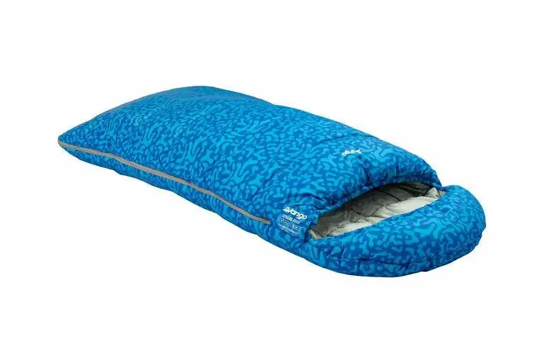 Vango Stellar Junior Sleeping Bag – Atlantic Blue Youth Size 1