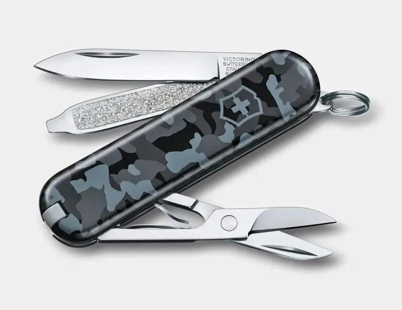 Victorinox Classic Sd Swiss Army Knife – Grey Camouflage 1