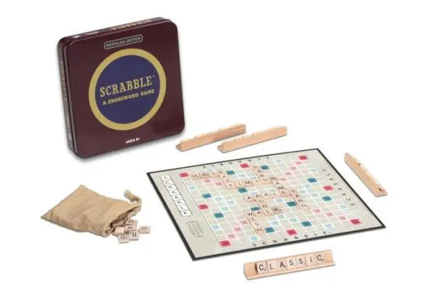 Vintage-Style Scrabble Tin Game Collection 1