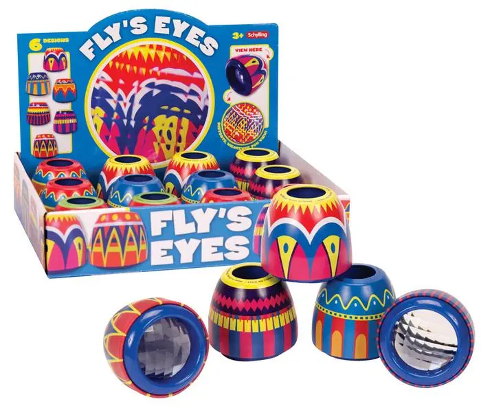 Vintage-Style Tin Kaleidoscope With Faceted Mirror System 1