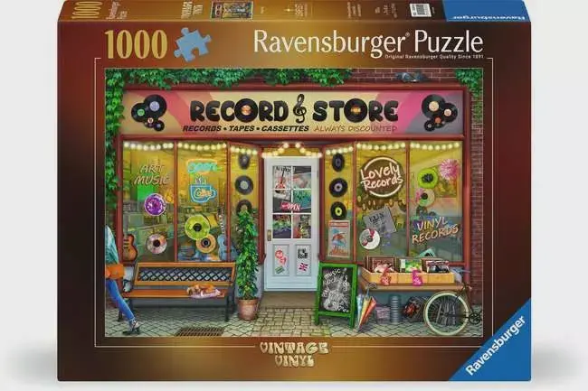 Vintage Vinyl Record Design 1000-Piece Puzzle 1