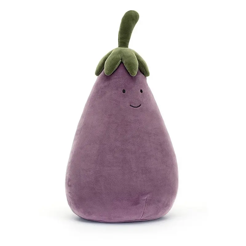 Vivacious Vegetable Eggplant Stuffed Animal – Large Size 1